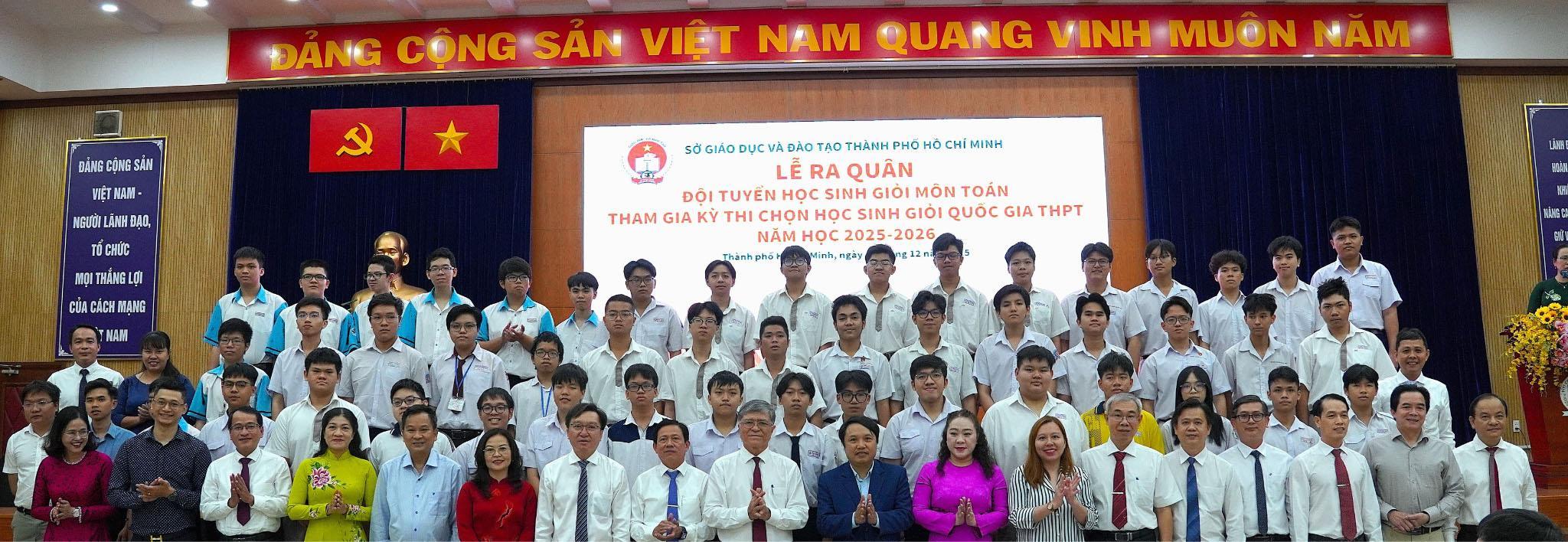 BITEX ĐỒNG HÀNH CÙNG SỞ GD-ĐT TP.HCM TẠI LỄ RA QUÂN ĐỘI TUYỂN HỌC SINH GIỎI QUỐC GIA NĂM HỌC 2025–2026