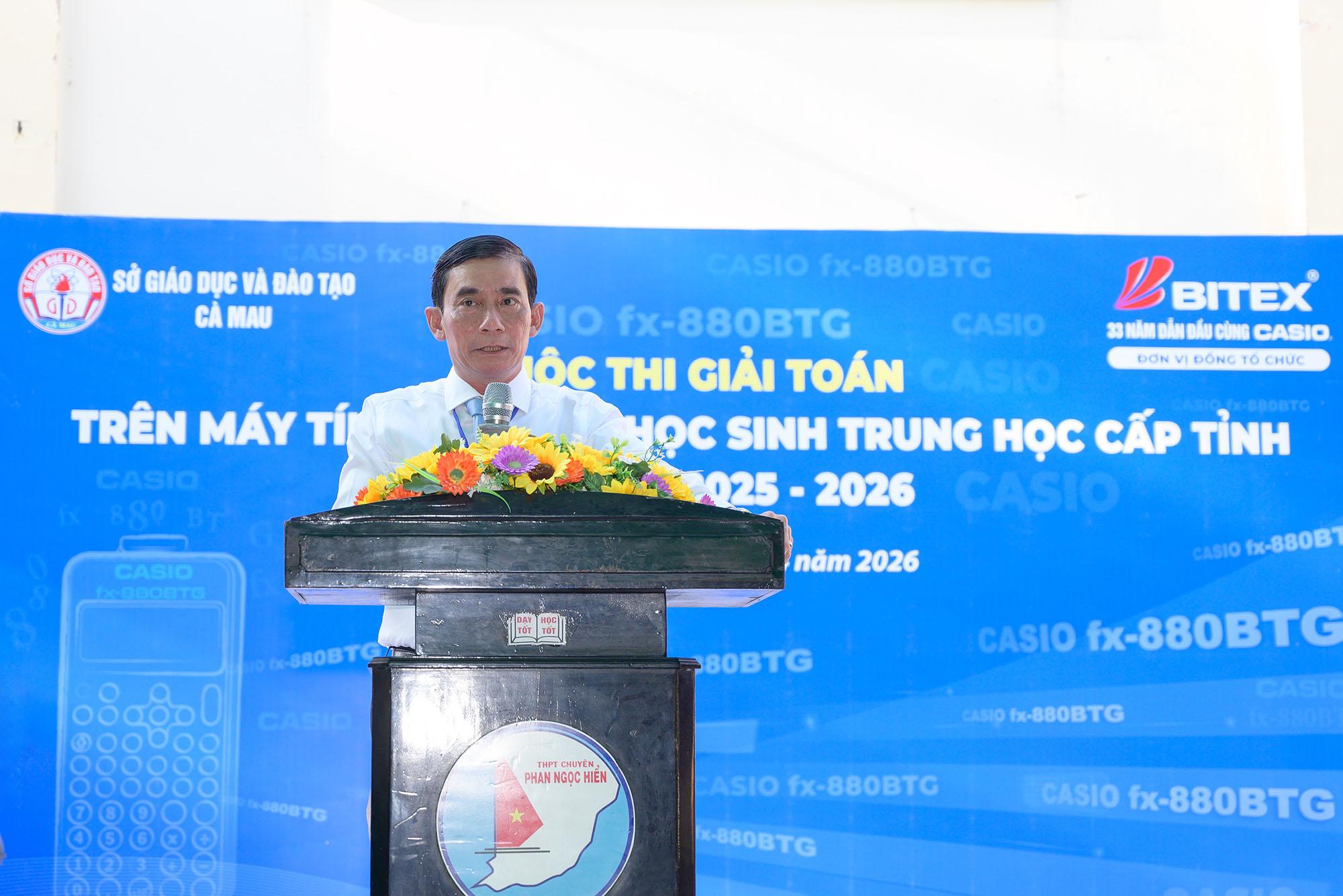Sôi động kỳ thi Học sinh giỏi giải toán trên máy tính cầm tay cấp tỉnh Cà Mau năm học 2025 - 2026